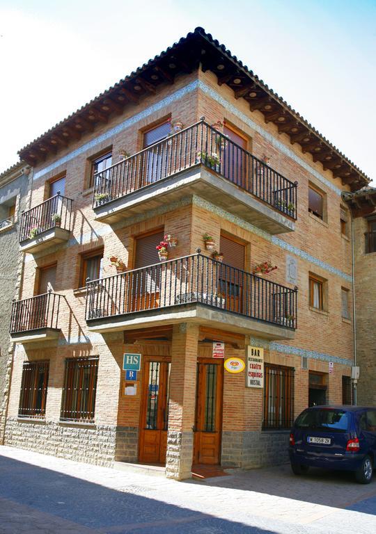 Hostal Cuatro Esquinas Ejea De Los Caballeros Ngoại thất bức ảnh